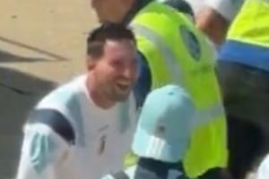 阿根廷过安检罗梅罗打火机被没收，梅西大笑不止