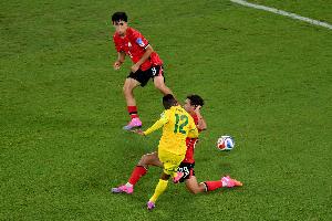 实时降至小组第三！韩国1-0落后南非！南非攀升至小组第二