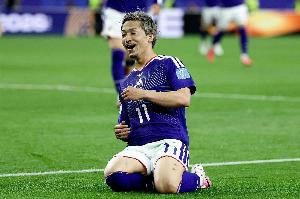 日本队小组第二成功晋级淘汰赛，此前在淘汰赛阶段最佳成绩为16强