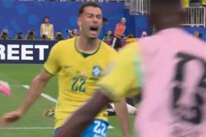 巴西2-1逆转日本！马丁内利点球区边缘远射破门