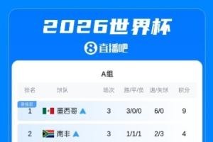 世界杯小组赛积分榜：巴、德、荷、比、西、法、阿、英各小组头名晋级
